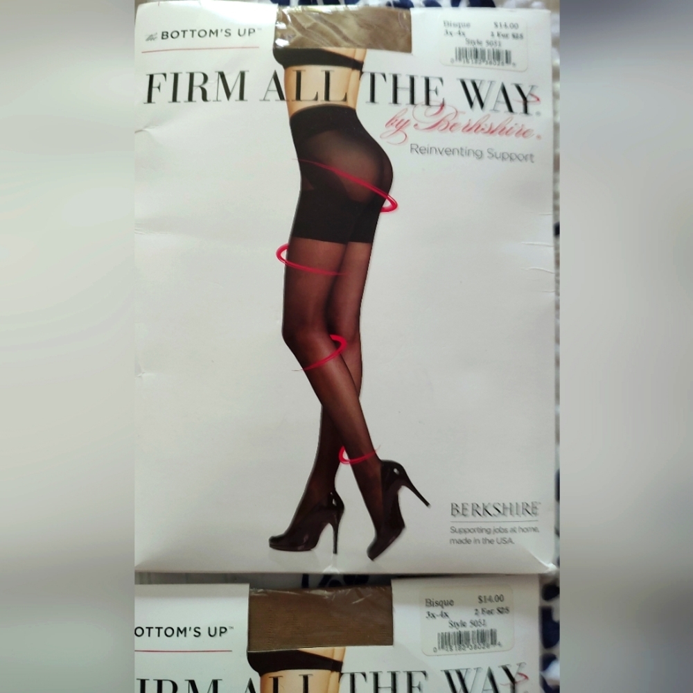 Two packages of pantyhose by Berkshire made in the USA